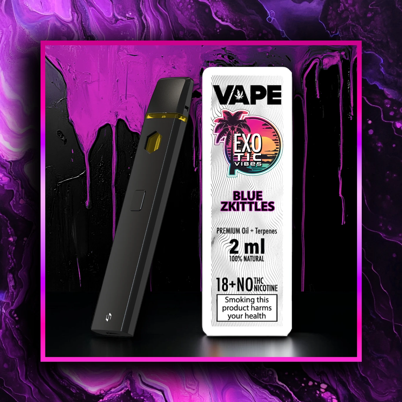 Blue Zkittles HHC Vape Premium - 2.00 ml. HHC