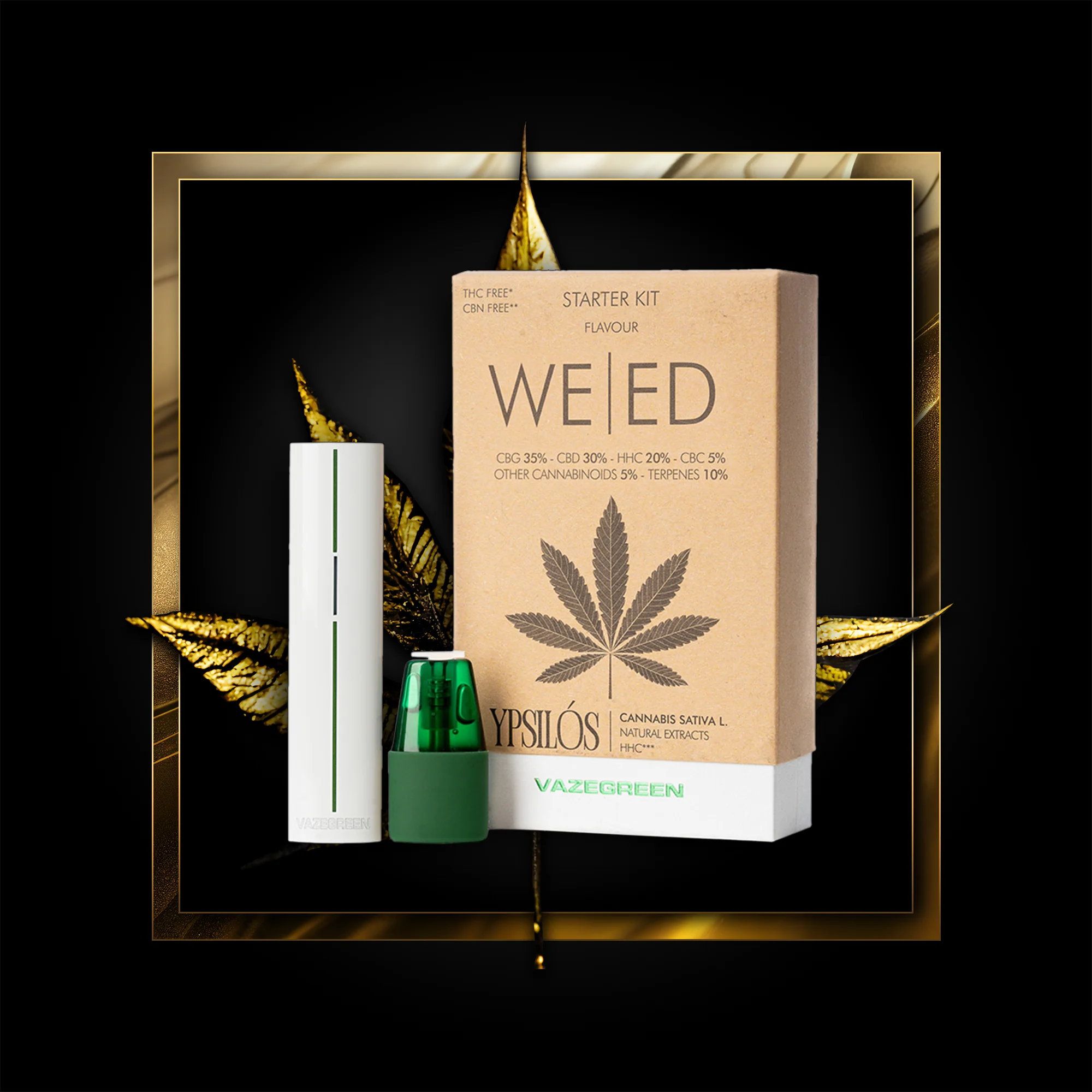 Weed Pen (kit tal-bidu) 500 puffs - 1.00 ml. HHC