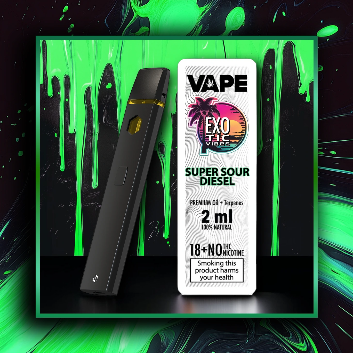 Super Sour Diesel H4CBD 2.0 - razza - 2.00 ml. H4CBD vape